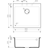 Мойка OMOIKIRI BOSEN 57-PL Tetogranit/платина 4993221