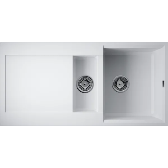 Мойка OMOIKIRI SAKAIME 100-2-WH Tetogranit/белый 4993895