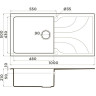Мойка OMOIKIRI YASUGATA 100-GR Tetogranit/Leningrad grey 4993568